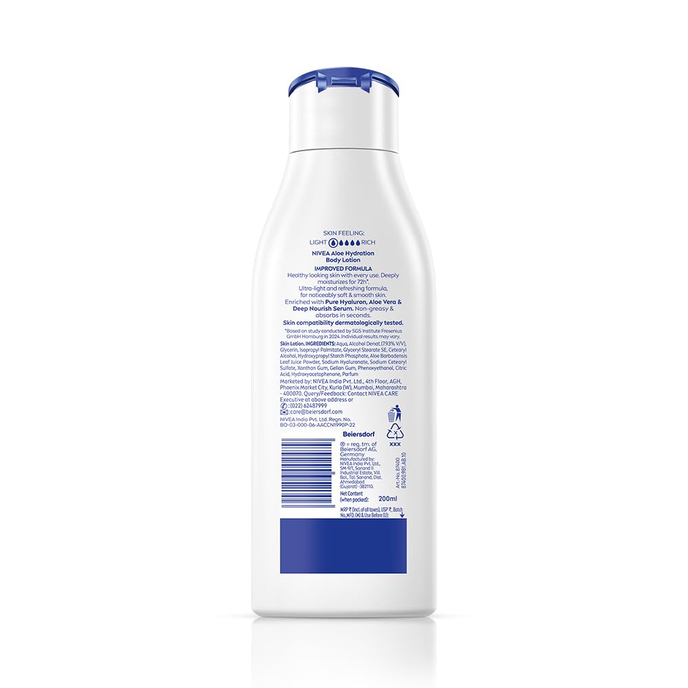Nivea Body Lotion Aloe Hydration 48h - 200 ml
