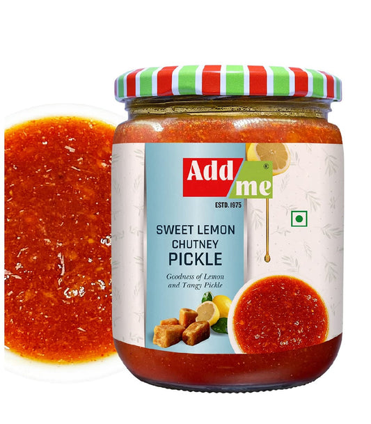 Add Me Sweet Lemon Chuntney Pickle - 600 gm