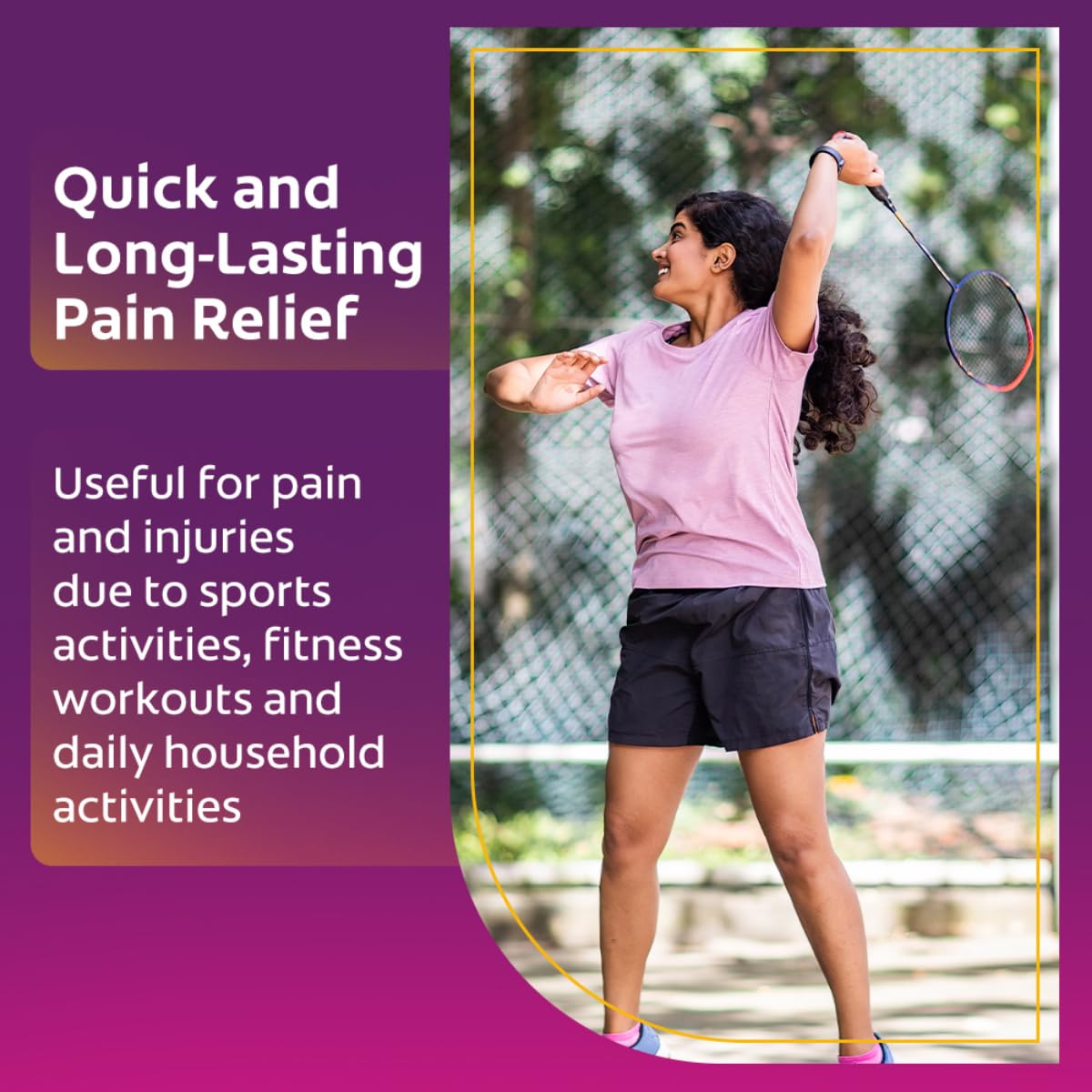 Moov Fast Pain Relief Spray - 80g | Suitable for Back Pain, Muscle Pain, Joint Pain, Knee Pain | 100% Ayurvedic Formula