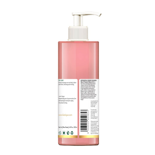 Biotique Advanced Organics Refreshing Cherry Blossom Shea & Vitamin E Shower Gel - 200 ml