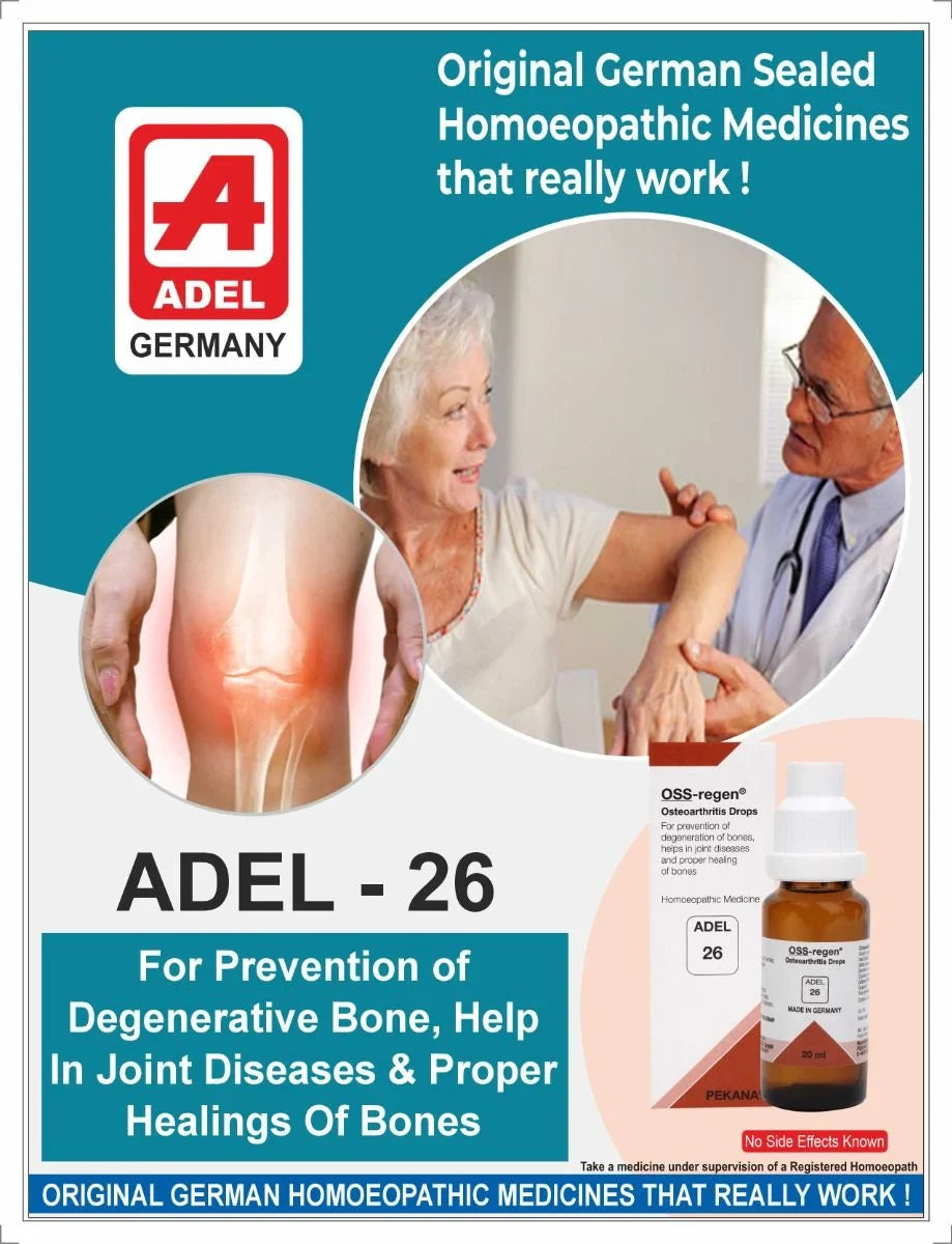 ADEL 26 Homoeopathic OSS-regen Drop for joint pain arthritis