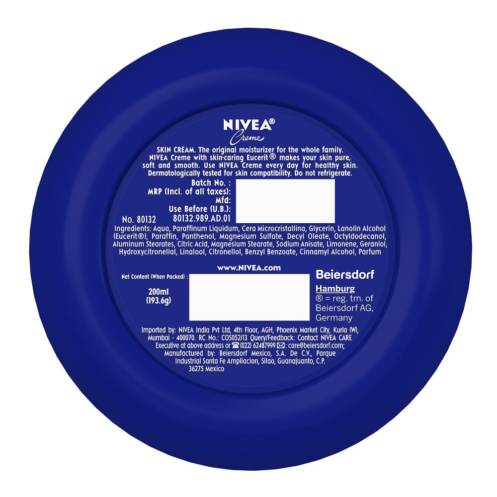 Nivea Creme Multi-Purpose Moisturizer - 200 ml