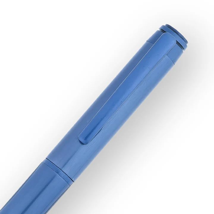 Swissbrand Legacy 2503 Matte Blue Premium Ballpoint Pen & Blue Pen Case