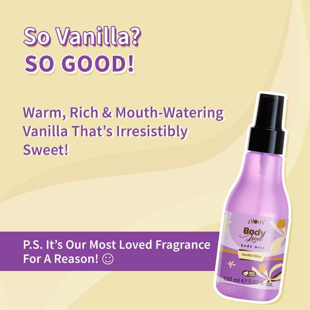 Plum BodyLovin Vanilla Vibes Body Mist - 100 ml