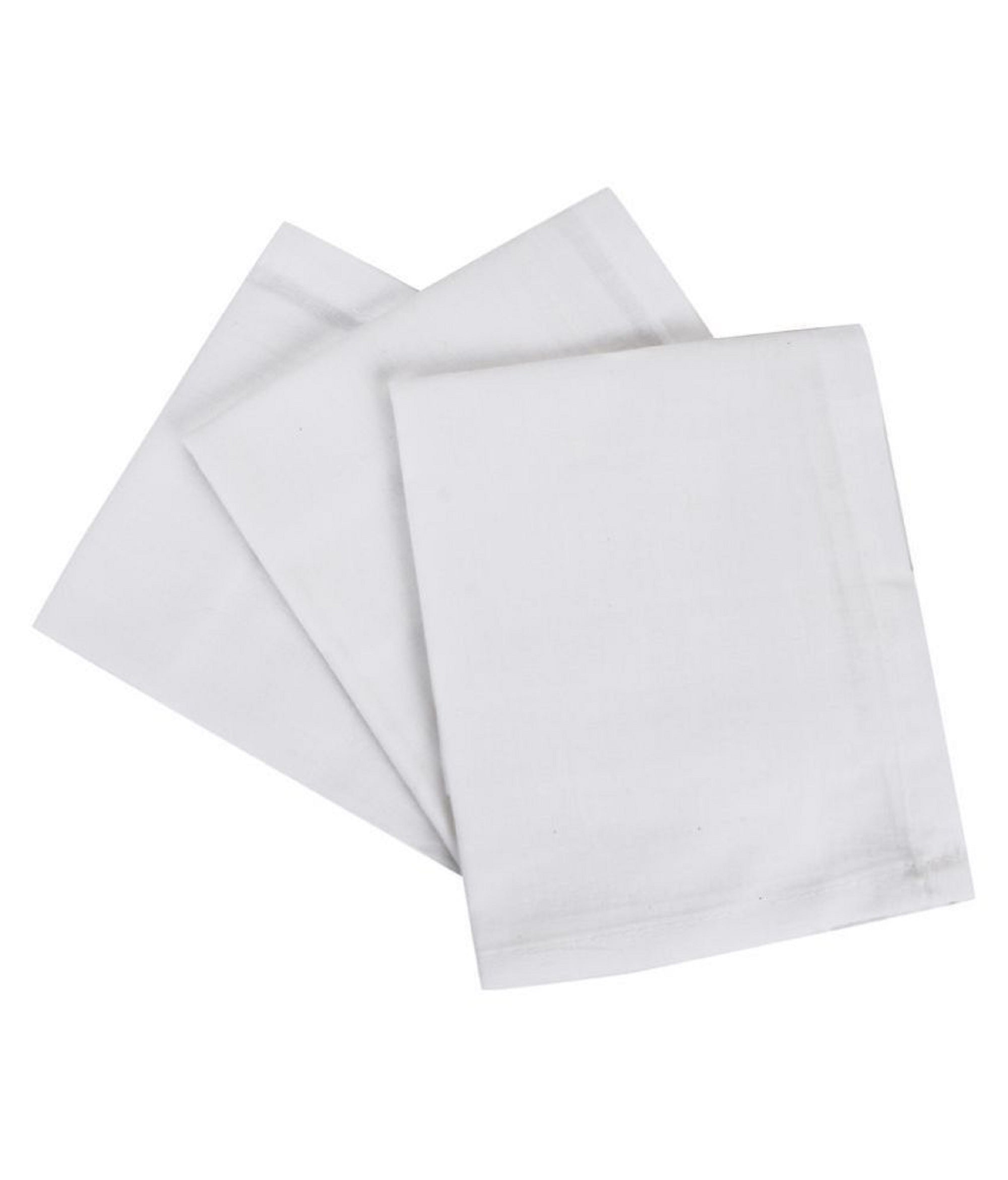White King Size 100% Cotton Handkerchiefs | Large Men's Hankies 45 CM | Oversized 12 PCS