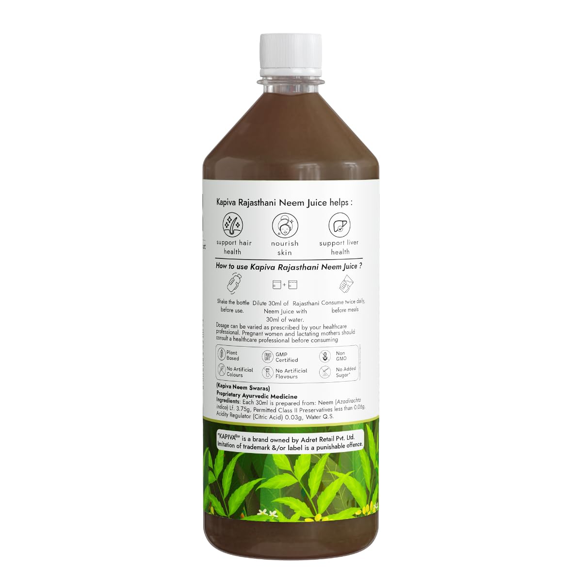 Kapiva Ayurveda Neem Juice - 1L