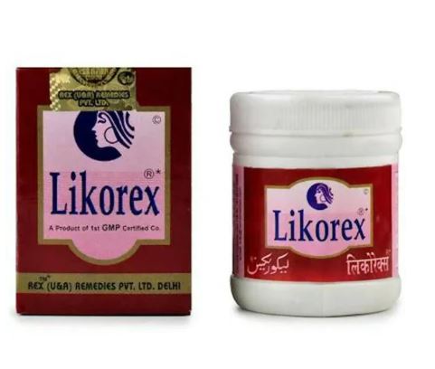 Rex Remedies Likorex Pills - 40 pills - Pack of 3