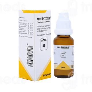 ADEL 49 Homoeopathic Apo-ENTERIT Drop For Indigestion Acidity Gas