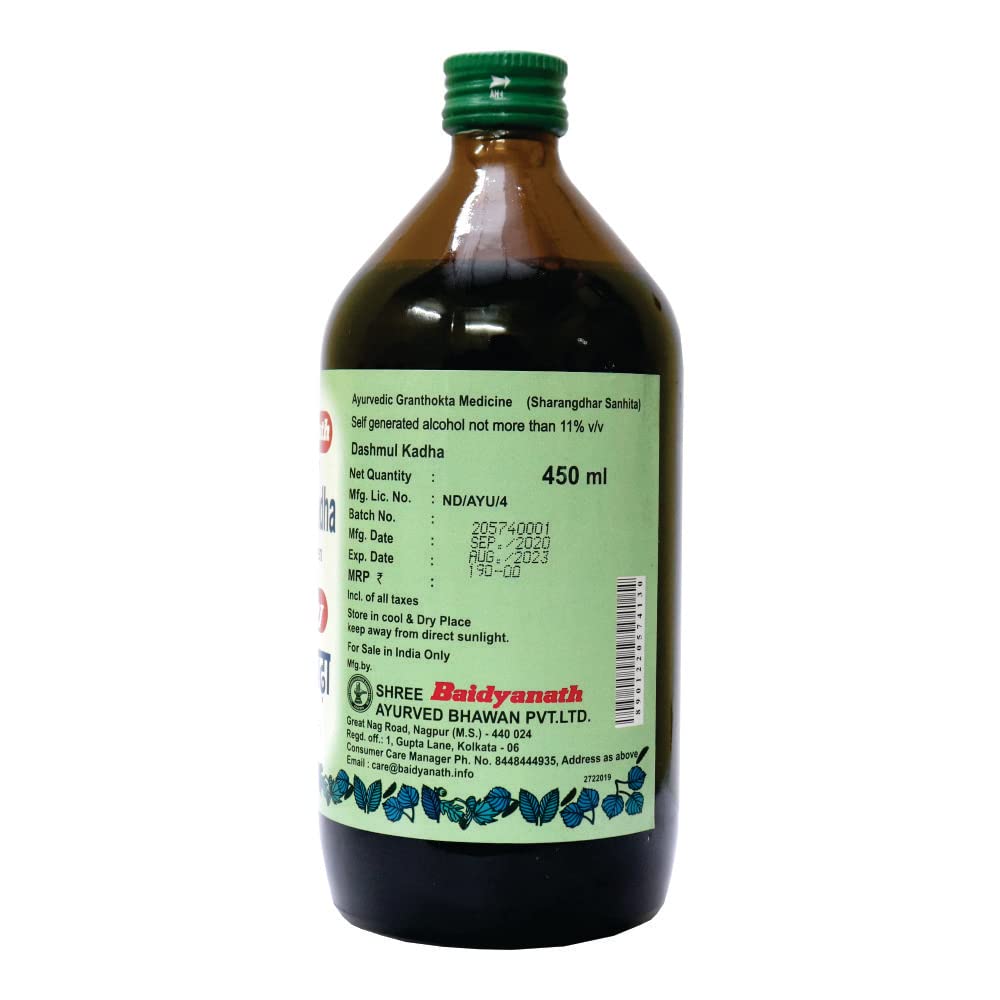 Baidyanath Dashmool Kadha (450ml) constipation