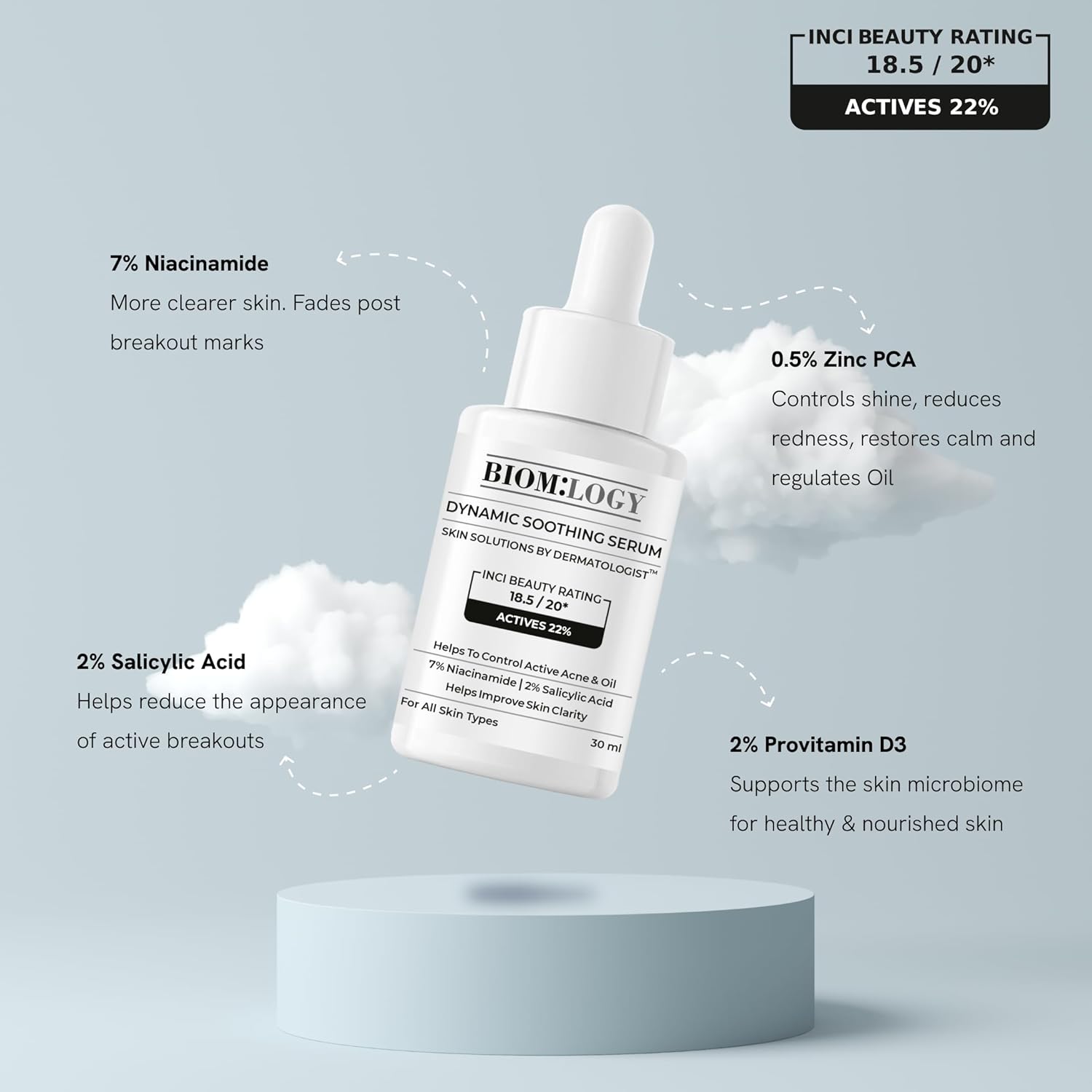 Biomlogy Dynamic Soothing Face Serum - 30 ml