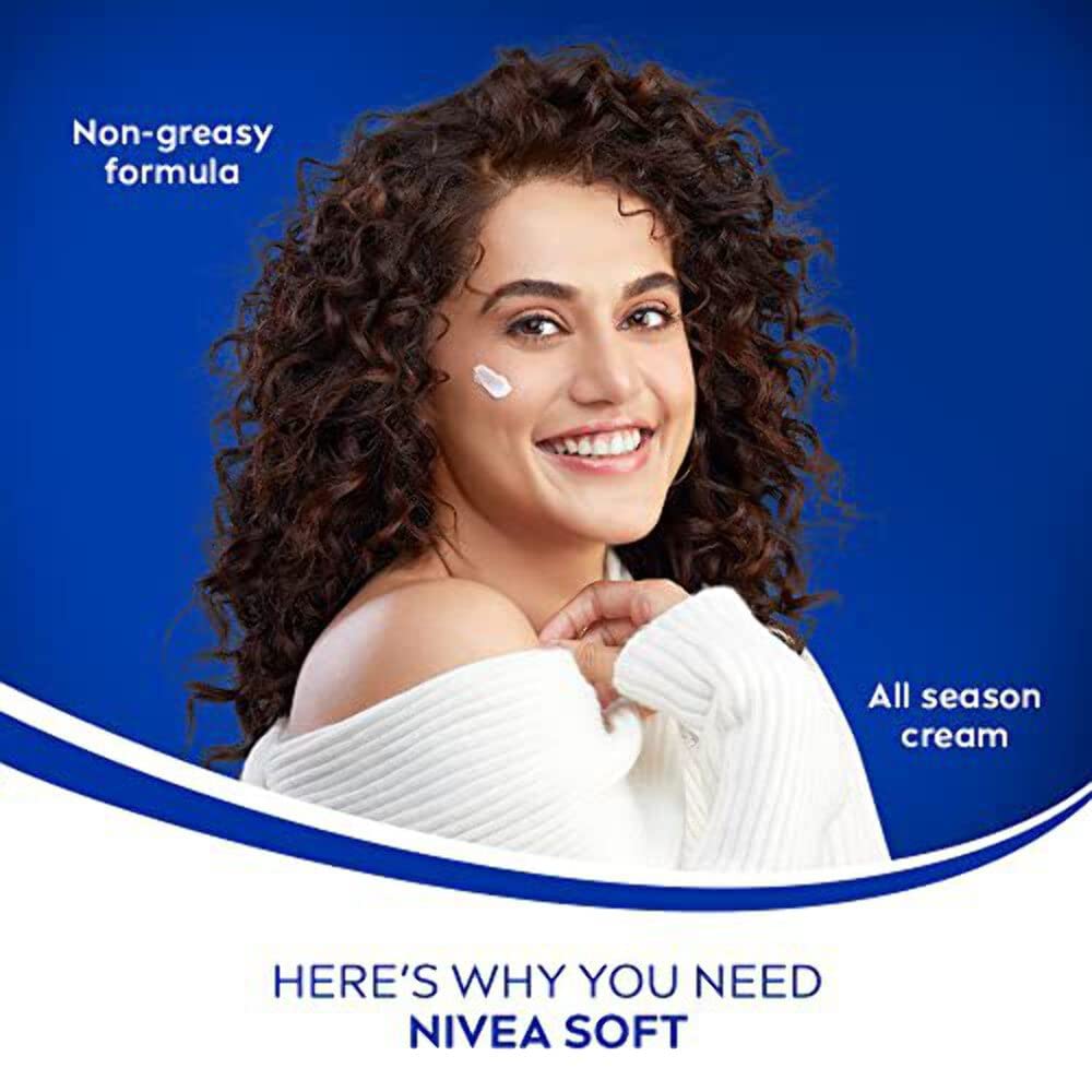 Nivea Soft Light Moisturizer Cream Berry Blossom - 100 ml