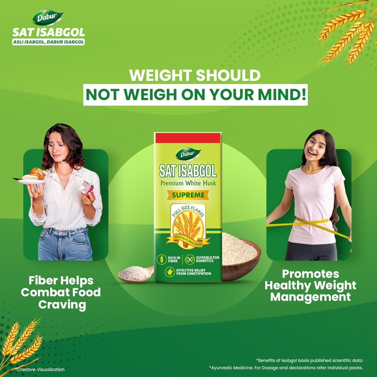 Dabur Sat Isabgol - 180 gm