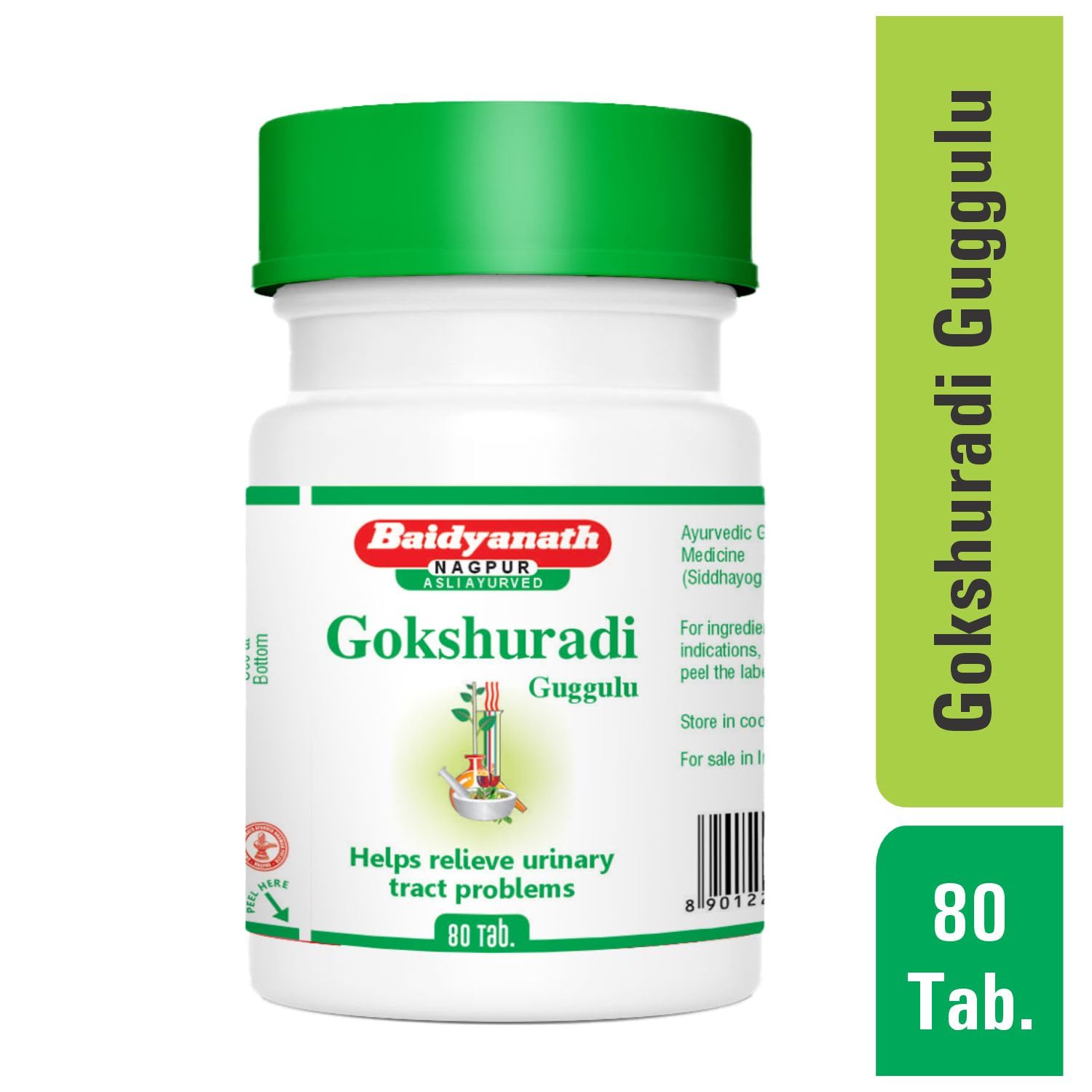 Baidyanath Gokshuradi Guggulu (80tab) For urinary and kidney disorders