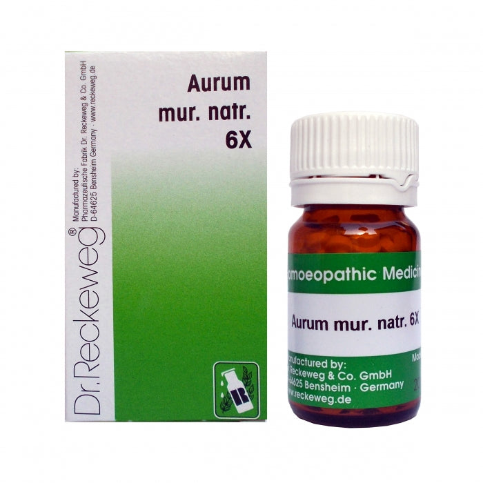 Dr. Reckeweg Aurum Mur Nat Tablets - 20 gm - 6X