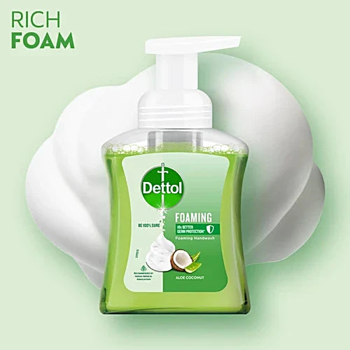 Dettol Aloe Coconut Foaming Handwash, 250 ml
