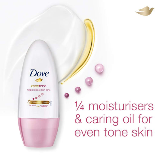 Dove Eventone Deodorant Roll On - 150 ml - Pack of 3