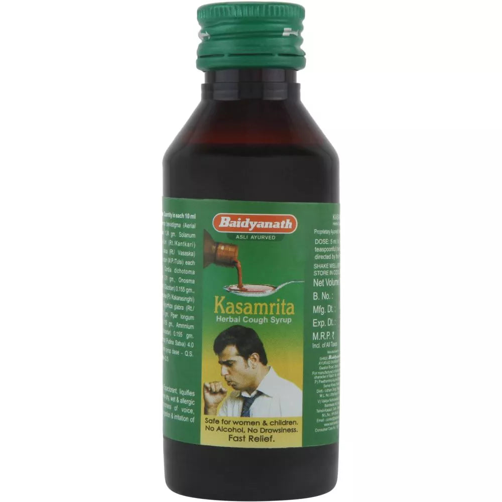 Baidyanath Kasamrit Herbal (100ml) For Cough and Cold and related ailments