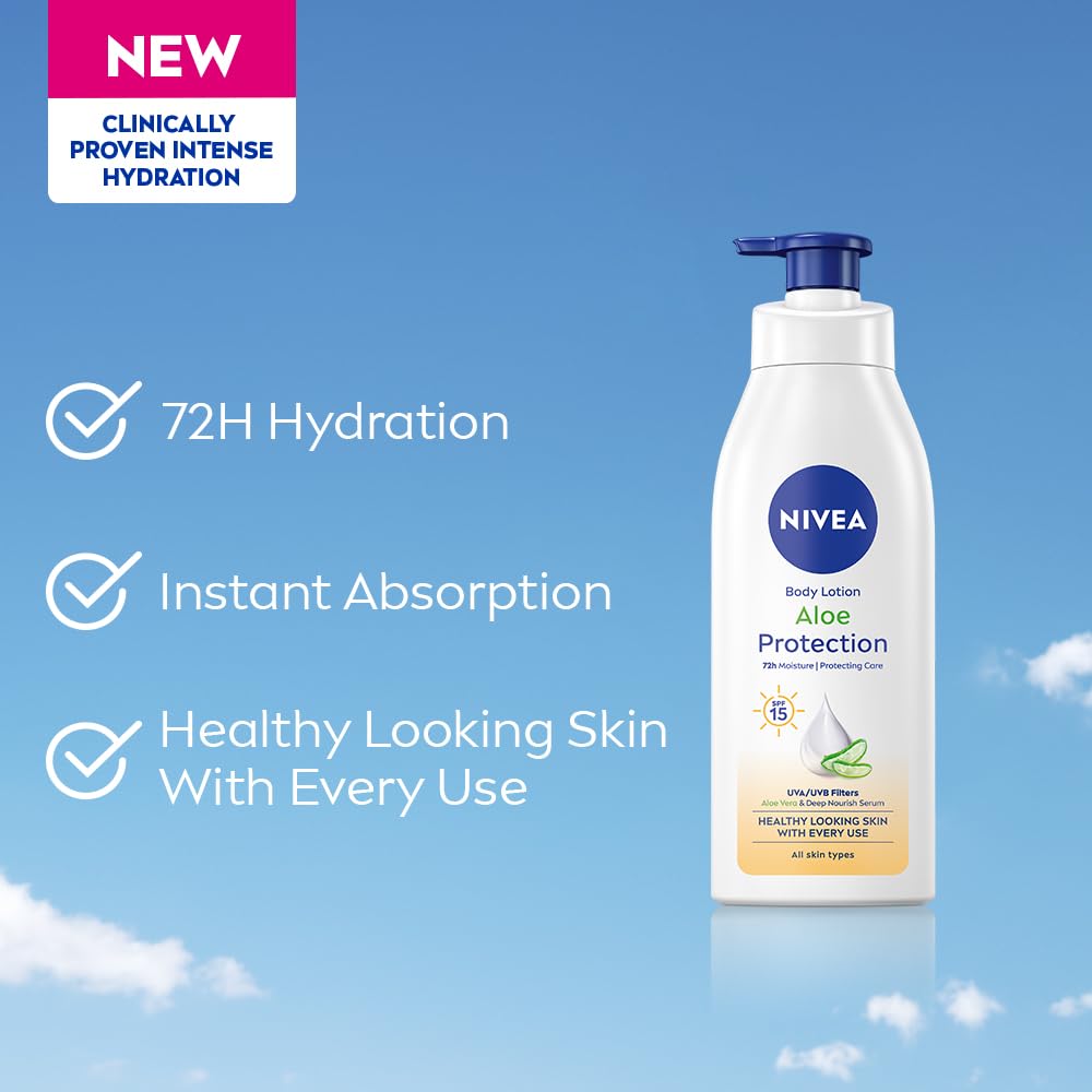 Nivea Aloe Protection SPF 15 Body Lotion - 400 ml