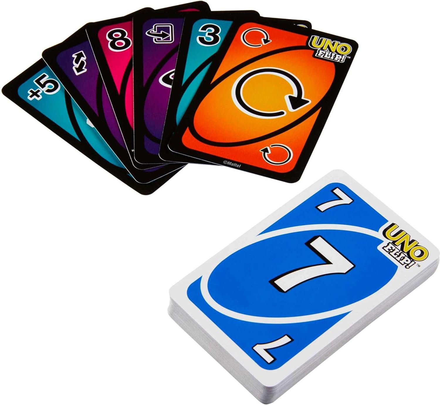 UNO FLIP! Card Game in Storage & Travel Tin