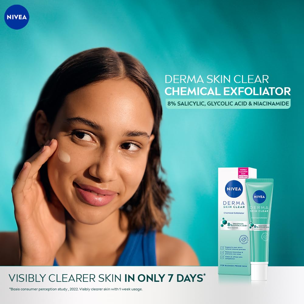 Nivea Derma Skin Clear Exfoliator Face Cleansing - 40 ml