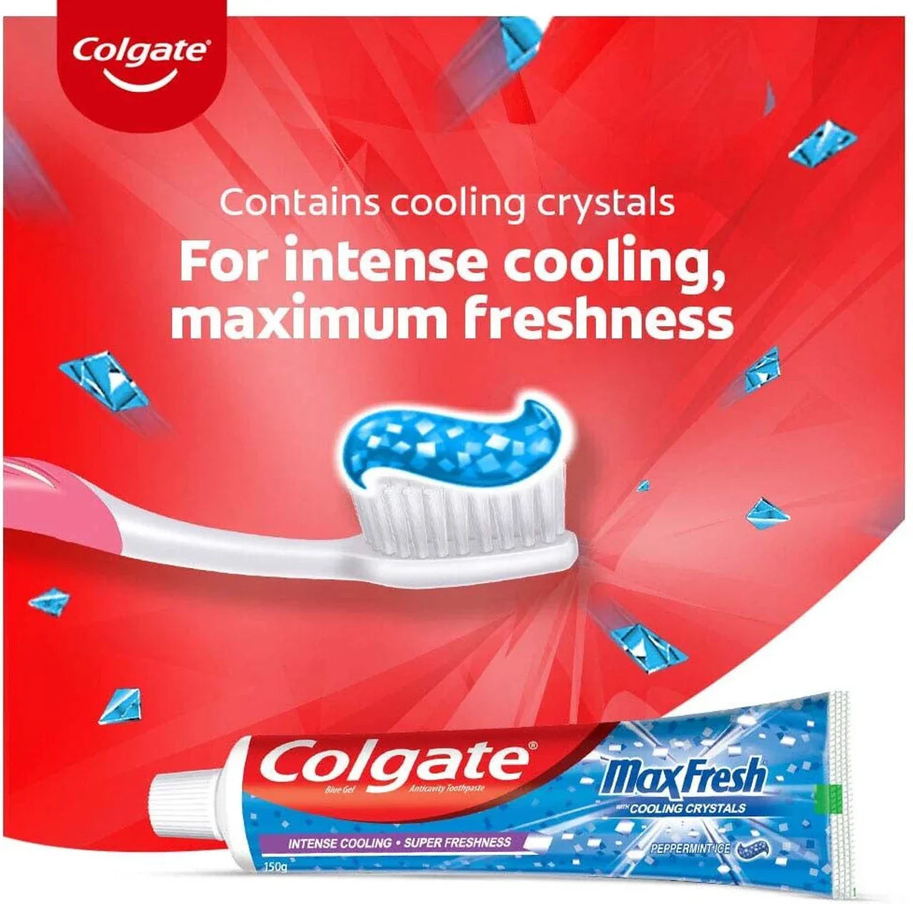 Colgate maxfresh Blue Gel Paste with Menthol for Super Fresh Breath Toothpaste - 300gm