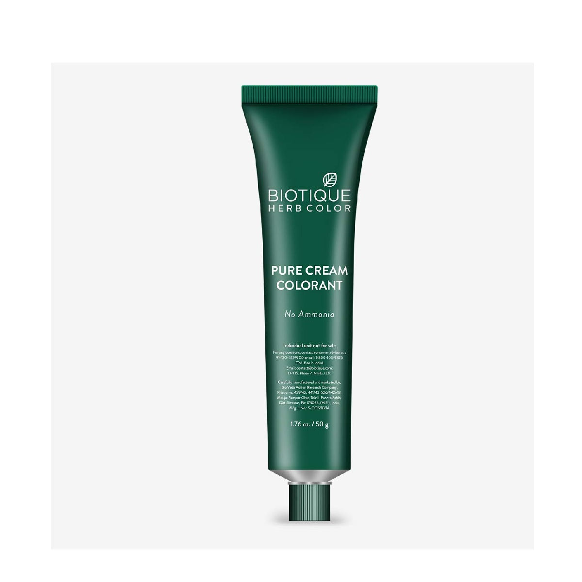Biotique Herbcolor Conditioning Hair Colour l Ammonia Free Hair Color l 9 Organic Herbal Extracts l Natural and Healthy Shine l 50g + 110ml| Brown 4N