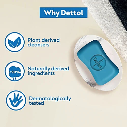 Dettol Icy Cool Soap, 150 g