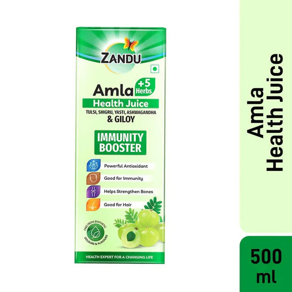 Zandu Amla + 5 Herbs Health Juice - 1 L