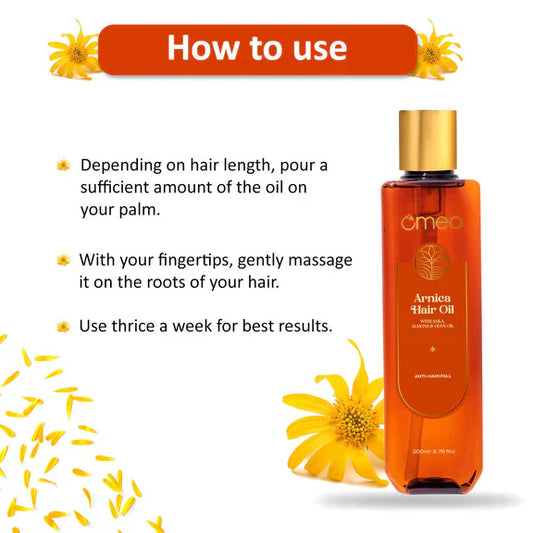 Bjain Homeopathy Omeo Arnica Hair Oil (With Jabrondi) - 200 ml