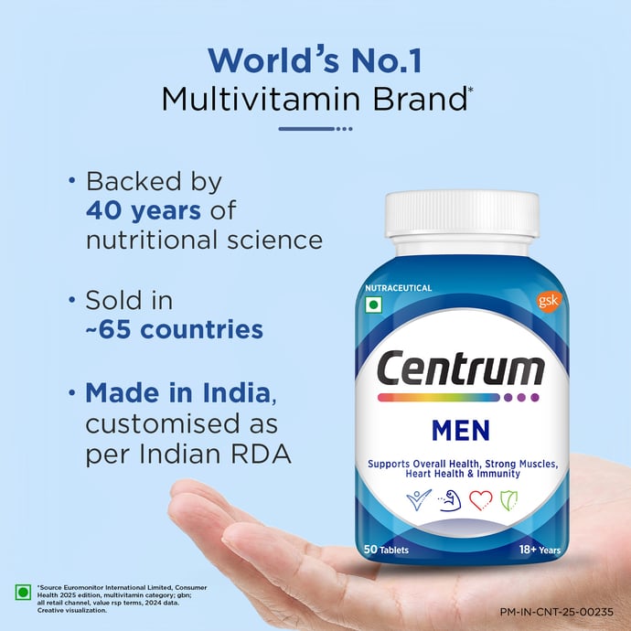 Centrum Men 50 Tablets