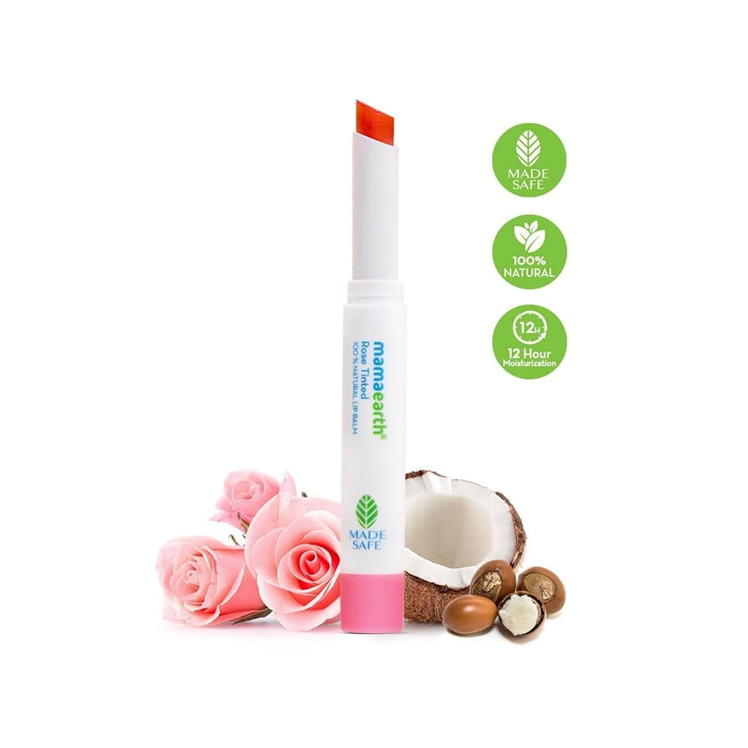 Mamaearth Rose Tinted 100% Natural Lip Balm - 2 gm