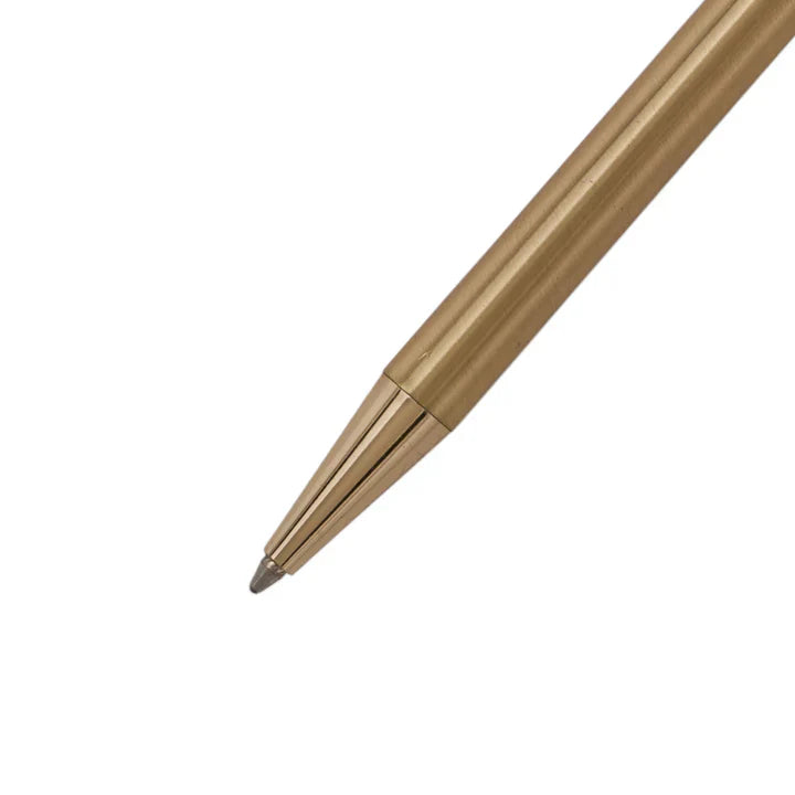 SWISSBRAND Glide 2526 High-gloss gold lacquer Ballpoint Pen with gold trim