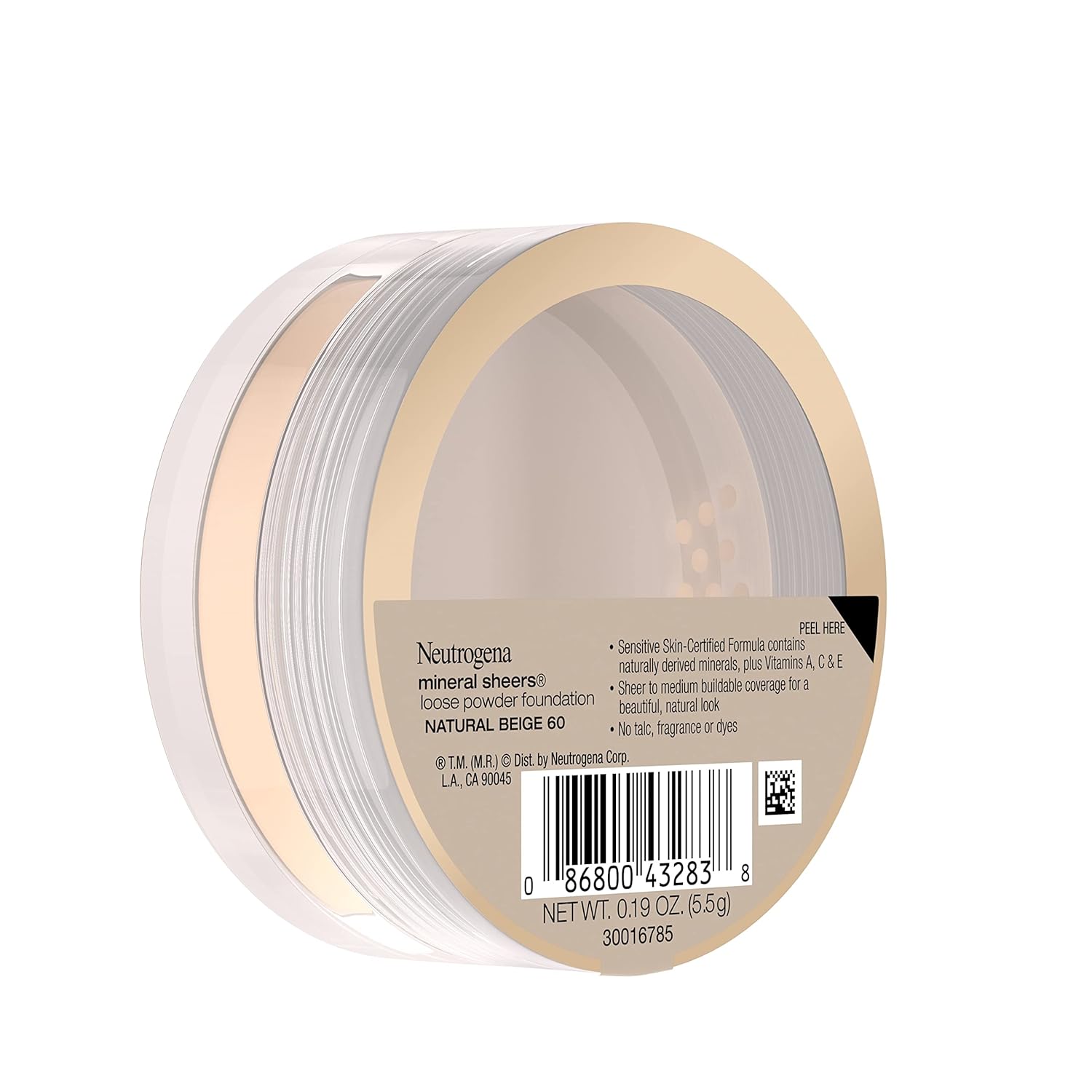 Neutrogena Mineral Sheers Loose Powder Foundation, Natural Beige 60 - 5.5 gm