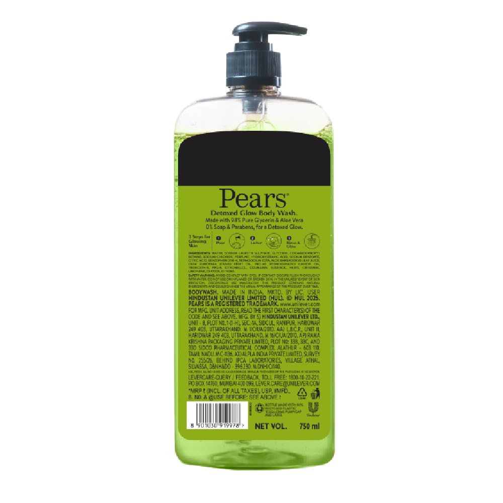 Pears Oil Clear & Glow And Naturale Detoxifying Aloevera Body Wash Combo - Combo