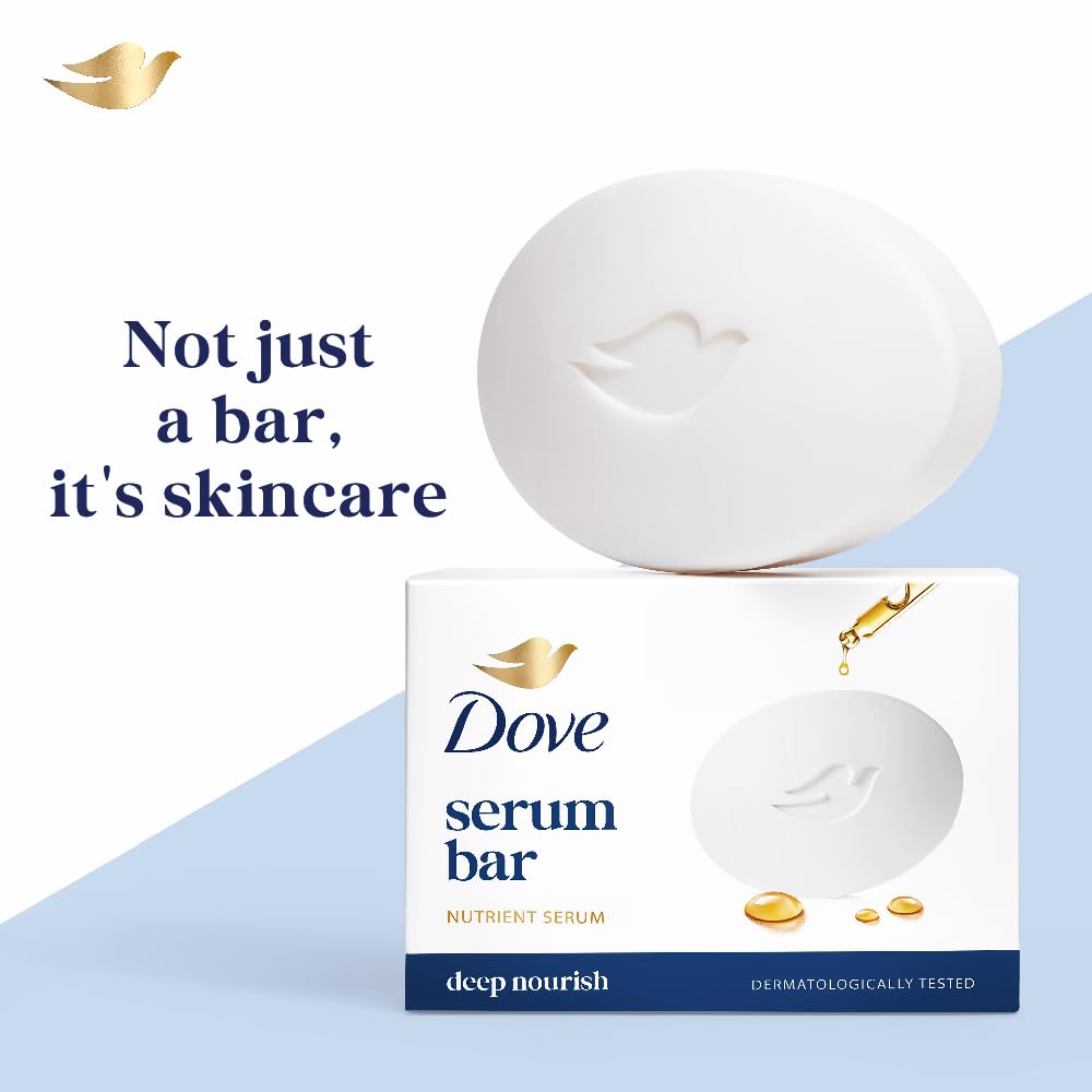 Dove Serum Bar with Nutrient Serum - 125g x 3