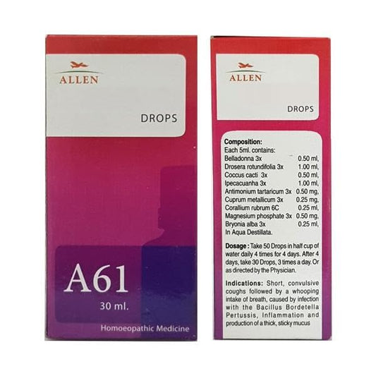 Allen Homeopathy A61 Drops - 30 ml