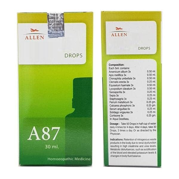 Allen Homeopathy A87 Drops - 30 ml