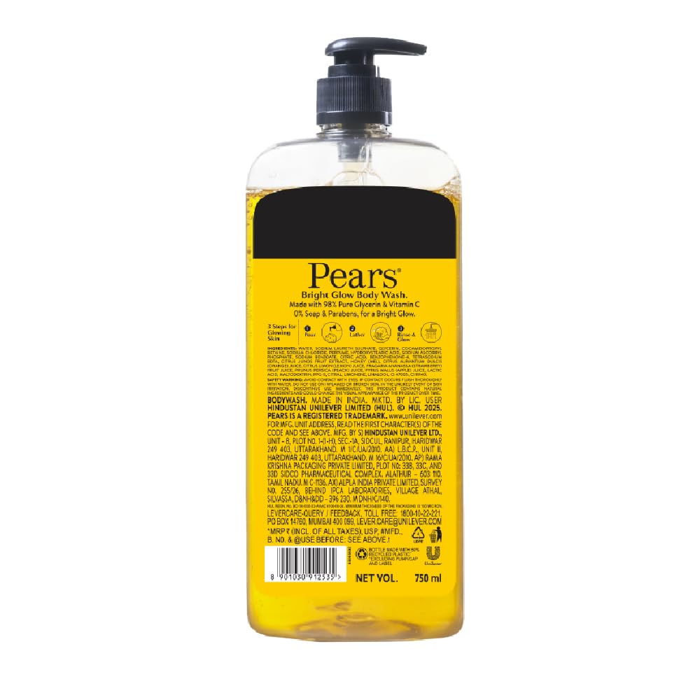 Pears Naturale Refreshing Vitamin C Body Wash - 750 ml