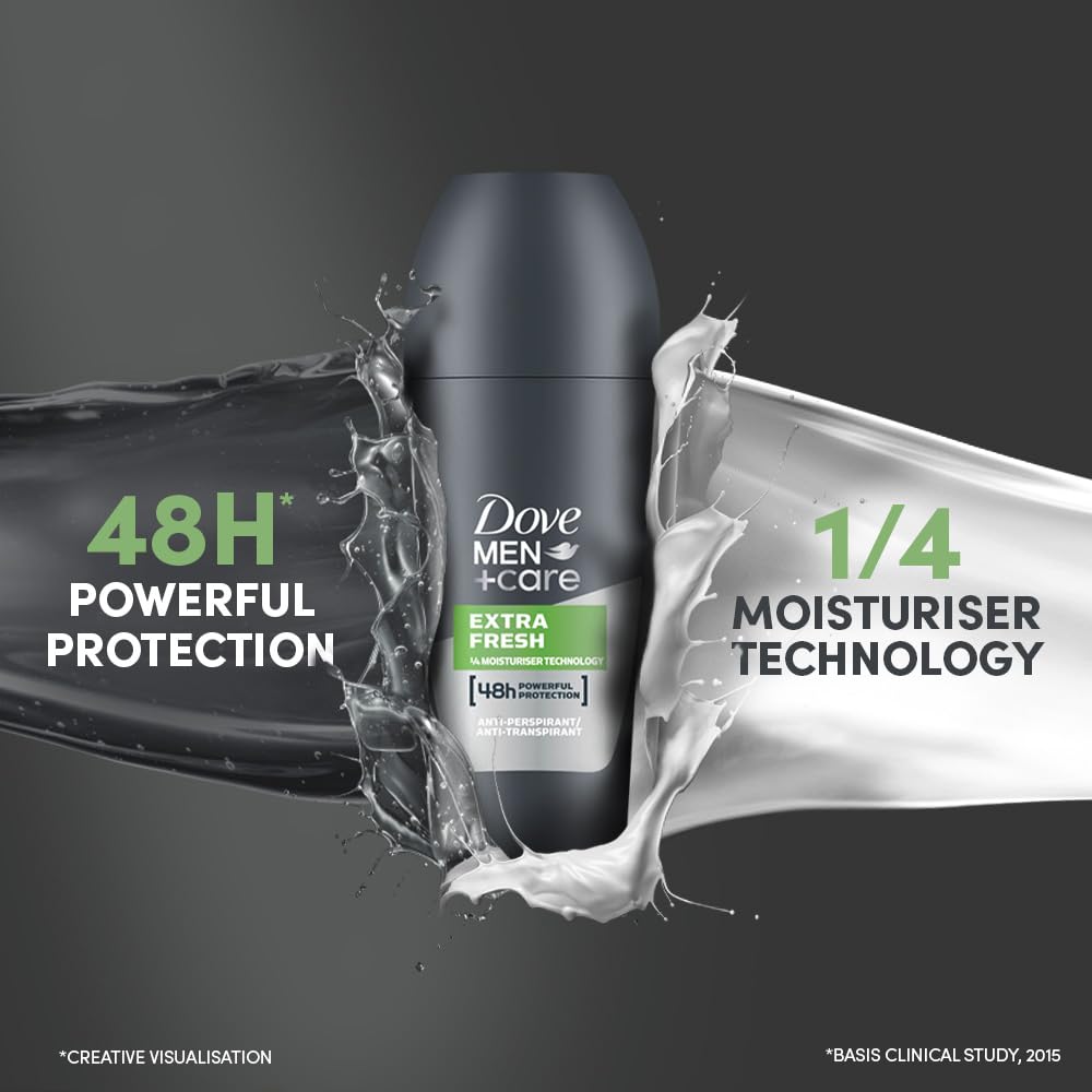 Dove Men + Care Extra Fresh Anti - Perspirant Roll - On - 50 ml
