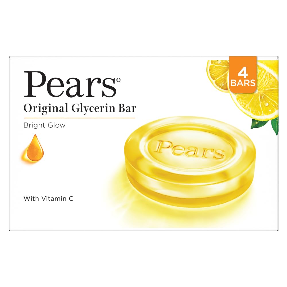 Pears Naturale Refreshing Vitamin C Bathing Bar - 125 gm - set of 4