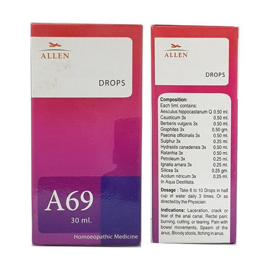 Allen Homeopathy A69 Drops - 30 ml
