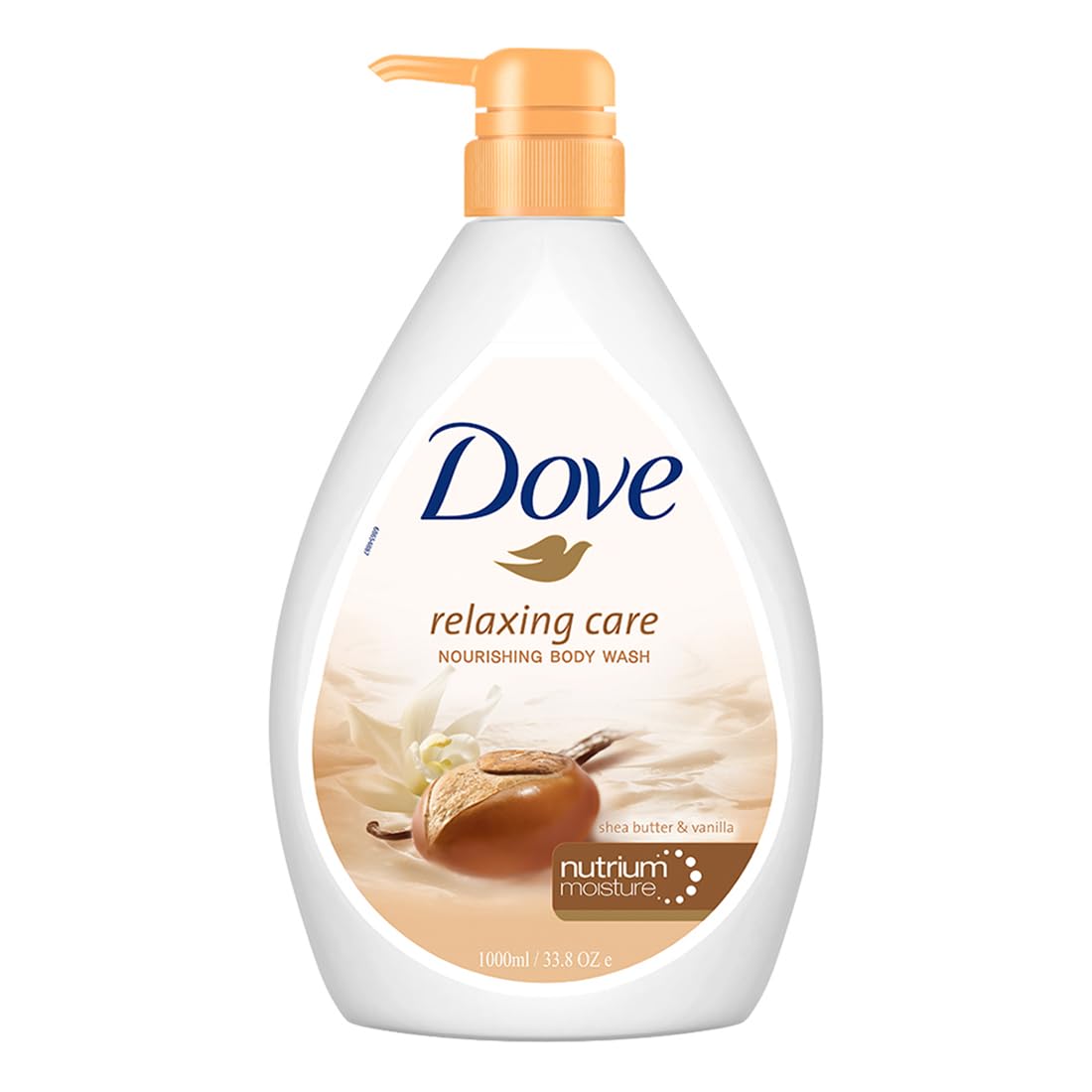 Dove Body Wash - Relaxing Care Shea Butter & Vanilla Nourishing - 1000 ml