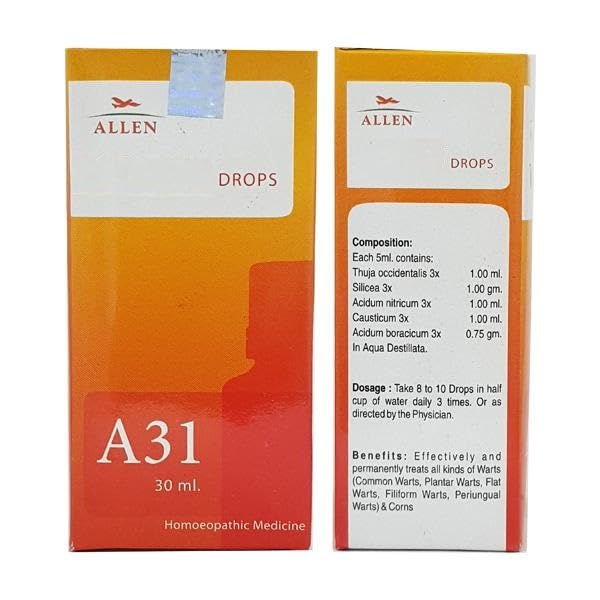 Allen Homeopathy A31 Drops - 30 ml