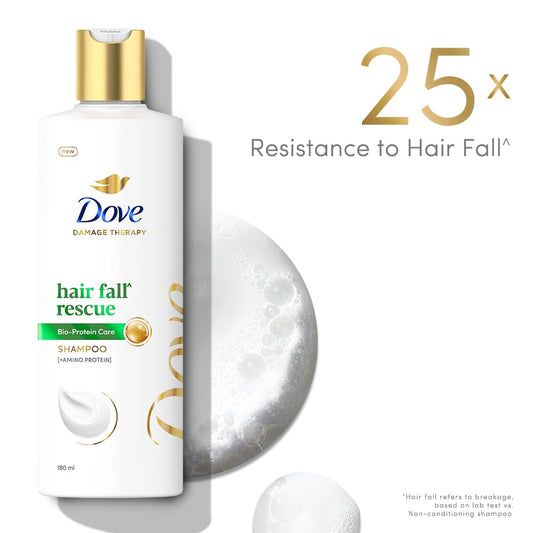 Dove Hair Fall Rescue Shampoo For Weak Hair Prone To Hairfall - 180 ml