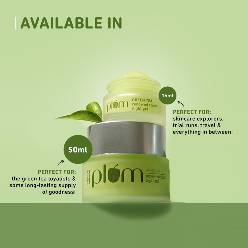 Plum Green Tea Renewed Clarity Night Gel - 50 ml