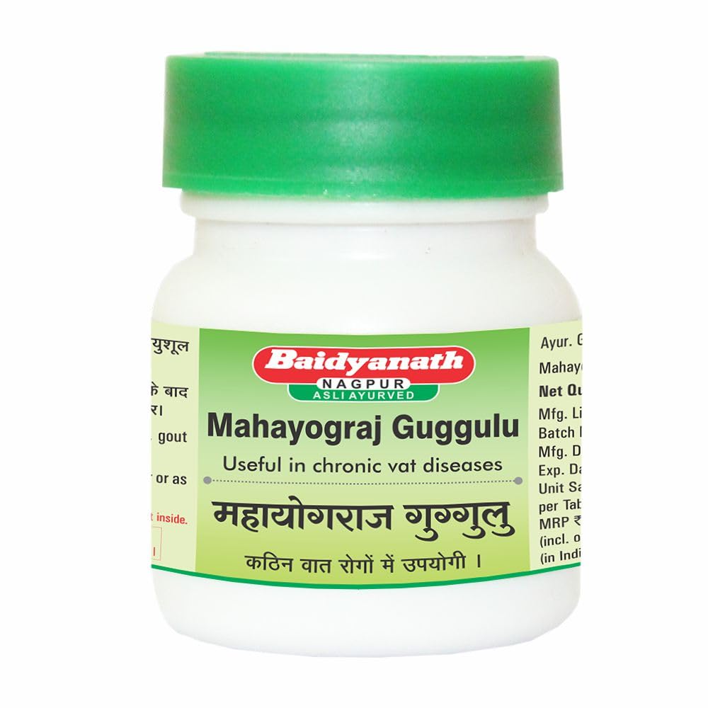 Baidyanath Asli Ayurved Mahayograj Guggulu Tablets - 40 Count