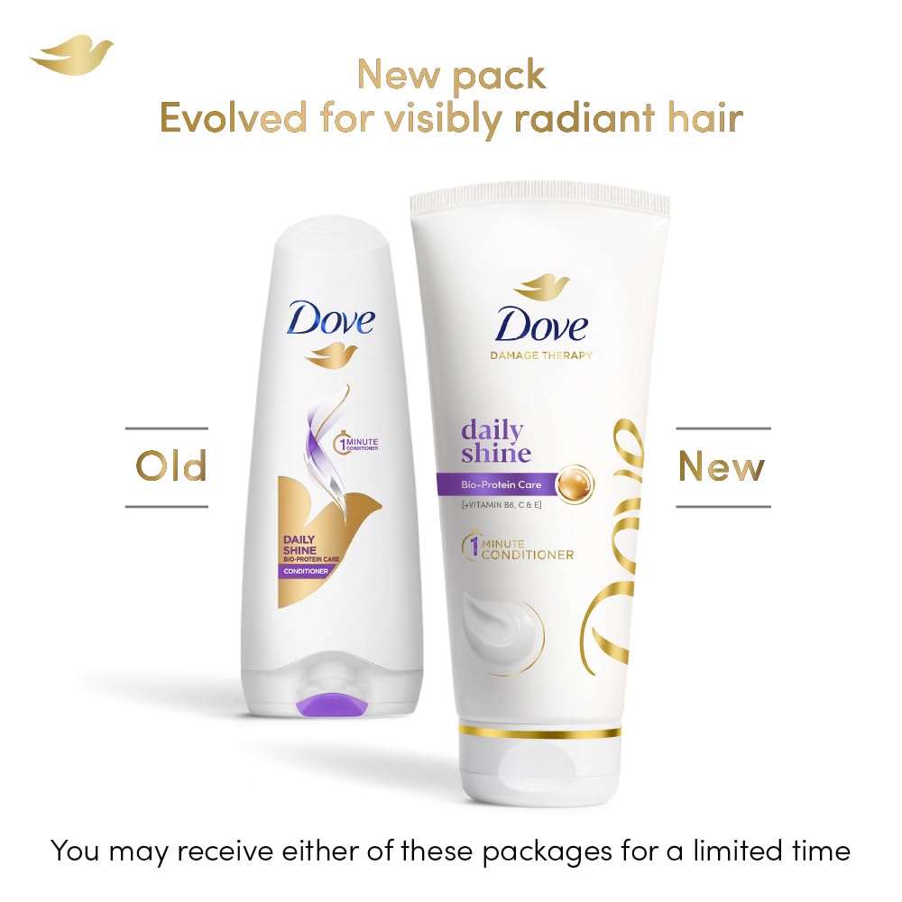 Dove Daily Shine Hair Conditioner with for Smooth & Shiny Hair - 175 ml