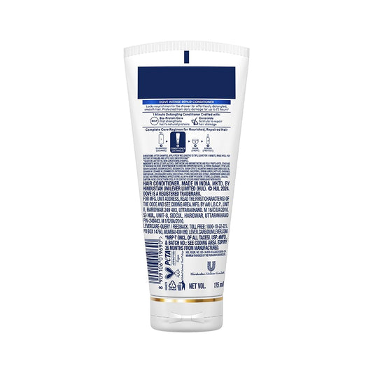 Dove Intense Repair Conditioner For Damaged, Frizzy Hair - 175 ml