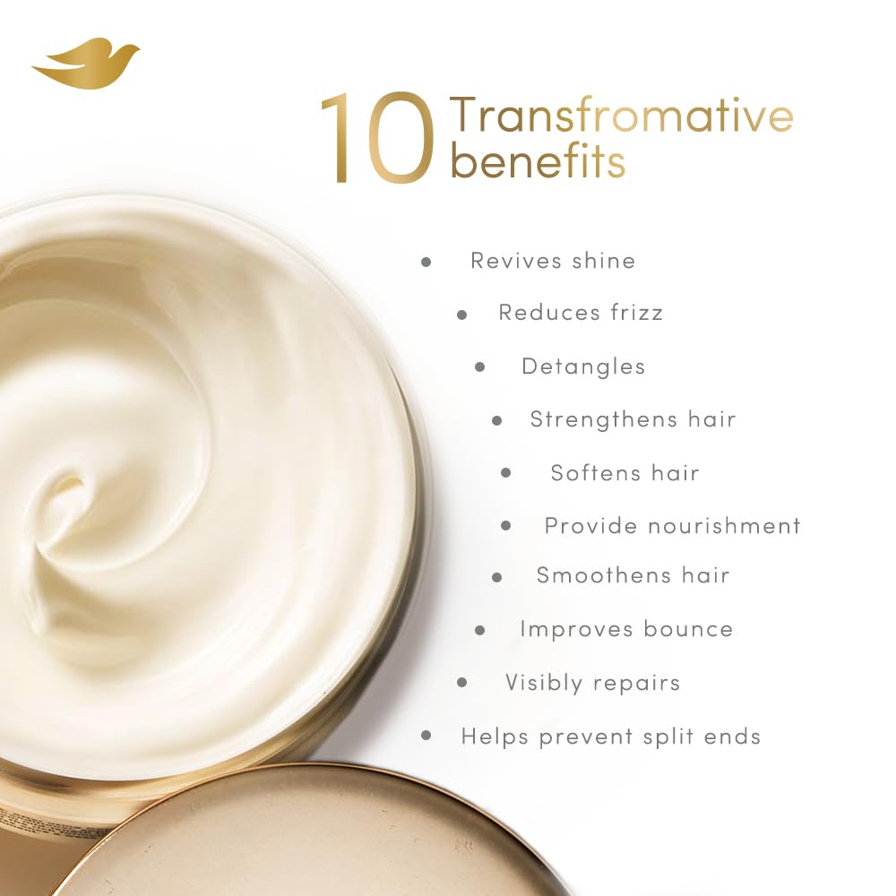 Dove 10 in 1 Shine Revive Treatment Hair Mask for Dull Hair - 300 ml