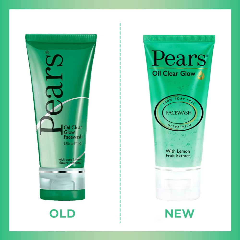 Pears Oil Clear Glow Facewash - 60 gm